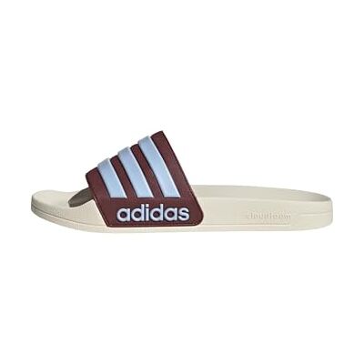 Adidas Unisex Adilette Shower Slides Sandal, off white/ice blue/shadow red, 52 EU Adidas Unisex Adilette Shower Slides Sandal, off white/ice blue/shadow red, 52 EU