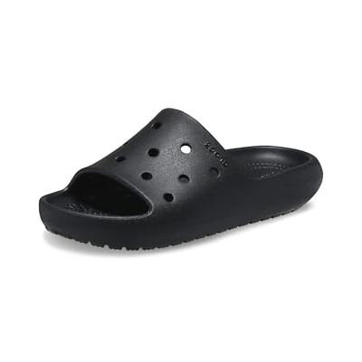 Crocs Unisex Classic Slide V2 Slide, Schwarz, 36/37 EU Crocs Unisex Classic Slide V2 Slide, Schwarz, 36/37 EU