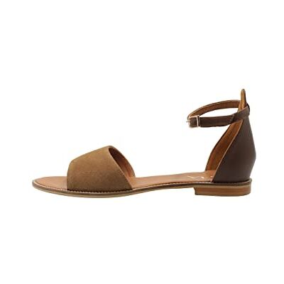 aleva Damen Ledersandalen, Kamel, 36 EU aleva Damen Ledersandalen, Kamel, 36 EU