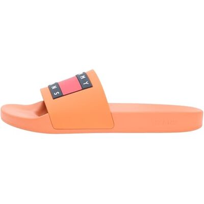 Tommy Jeans Herren Badeschuhe Pool Slide Essential Badelatschen, Orange (Rusty Orange), 40 Tommy Jeans Herren Badeschuhe Pool Slide Essential Badelatschen, Orange (Rusty Orange), 40