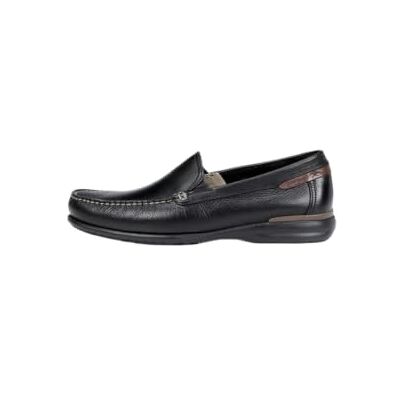 Fluchos Herren Orion Mokassin, Schwarz (Negro 000), 45 EU Fluchos Herren Orion Mokassin, Schwarz (Negro 000), 45 EU