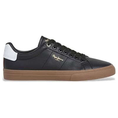 Pepe Jeans Herren Kenton Base SneakersSneak, Schwarz, 7 UK Pepe Jeans Herren Kenton Base SneakersSneak, Schwarz, 7 UK
