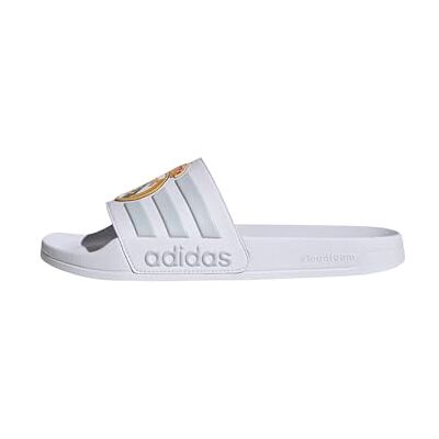 Adidas Unisex Adilette Shower Real Madrid Sandal, Ftwr White/Lgh Solid Grey/Lgh Solid Grey, 37 EU Adidas Unisex Adilette Shower Real Madrid Sandal, Ftwr White/Lgh Solid Grey/Lgh Solid Grey, 37 EU