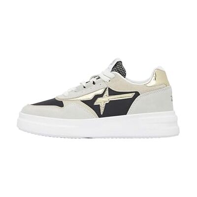 w6yz Xenia W, Schnürschuhe für Damen, Weiß Beige Schwarz, 41 EU w6yz Xenia W, Schnürschuhe für Damen, Weiß Beige Schwarz, 41 EU