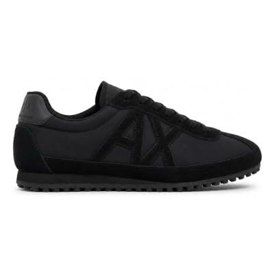 Armani Exchange Herren Lower, Suede Details, Textured Rubber Sole Sneaker Armani Exchange Herren Lower, Suede Details, Textured Rubber Sole Sneaker
