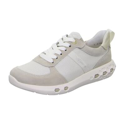 ARA Damen Jumper Sneaker, Shell,Cream,Platin, 40 EU Weit ARA Damen Jumper Sneaker, Shell,Cream,Platin, 40 EU Weit