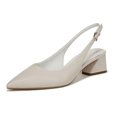 Franco Sarto Damen Racer Pumps, Putty Cream Leather, 41.5 EU Weit Franco Sarto Damen Racer Pumps, Putty Cream Leather, 41.5 EU Weit