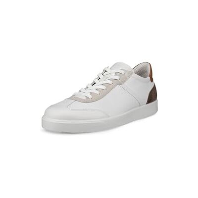 Ecco Street Lite Vintage Sneaker für Herren, Weiß/Kies/Kaschmir, 12-12.5 Ecco Street Lite Vintage Sneaker für Herren, Weiß/Kies/Kaschmir, 12-12.5