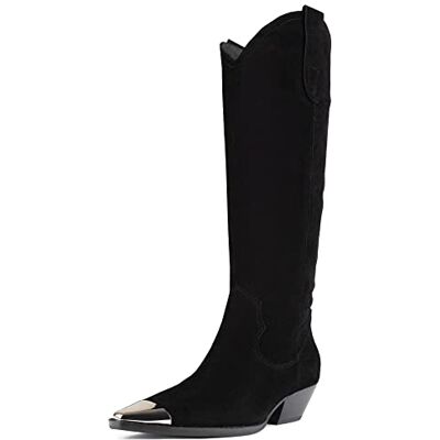 L37 HANDMADE SHOES Women's Knee High Boots ARE YOU READY, black, 39 L37 HANDMADE SHOES Women's Knee High Boots ARE YOU READY, black, 39