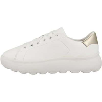 Geox Woman D SPHERICA EC4.1 B Sneaker White/Gold 35_EU Geox Woman D SPHERICA EC4.1 B Sneaker White/Gold 35_EU