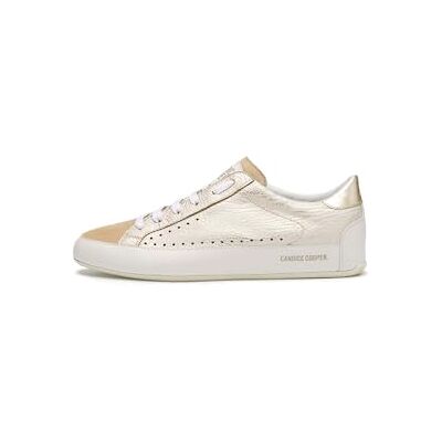 Candice Cooper Sneakers aus Leder und Veloursleder, Gold 41 Candice Cooper Sneakers aus Leder und Veloursleder, Gold 41
