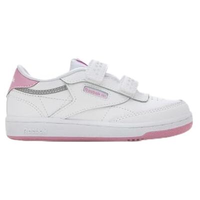 Reebok Kid CLUB C 2V 2.0 100075110 Bianco Rosa Bianco Rosa/21 Reebok Kid CLUB C 2V 2.0 100075110 Bianco Rosa Bianco Rosa/21