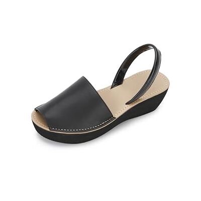 Kenneth Cole REACTION Damen Feines Glas Keilabsatz-Sandale, schwarz, 35.5 EU Kenneth Cole REACTION Damen Feines Glas Keilabsatz-Sandale, schwarz, 35.5 EU