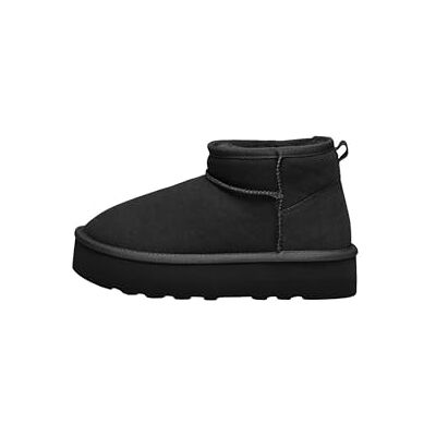 ONLY Damen Onlfelicia Teddy Lined Platform Boot, Black, 41 EU ONLY Damen Onlfelicia Teddy Lined Platform Boot, Black, 41 EU