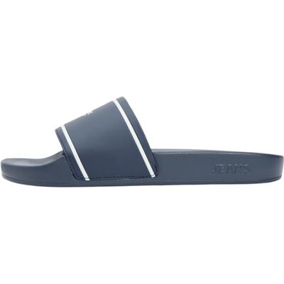 Tommy Jeans Damen Badeschuhe mit Logo, Blau (Dark Night Navy), 37 Tommy Jeans Damen Badeschuhe mit Logo, Blau (Dark Night Navy), 37