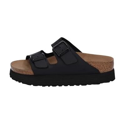 Birkenstock Unisex Arizona grooved Black Veg, Birko Flor FLIP Flops, 35 EU Birkenstock Unisex Arizona grooved Black Veg, Birko Flor FLIP Flops, 35 EU