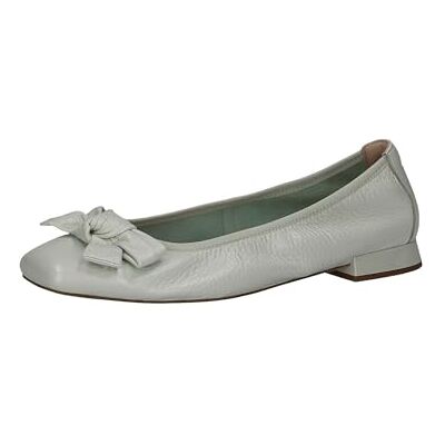 CAPRICE Damen Ballerinas aus Leder mit Blockabsatz, Grau (Mint Perl.Deer), 40 EU CAPRICE Damen Ballerinas aus Leder mit Blockabsatz, Grau (Mint Perl.Deer), 40 EU