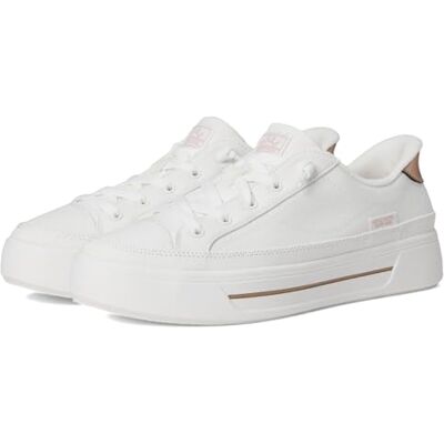 Skechers Damen Hands Free Slip-Ins Bobs-Social Sneaker, Weiss/opulenter Garten, 41 EU Skechers Damen Hands Free Slip-Ins Bobs-Social Sneaker, Weiss/opulenter Garten, 41 EU