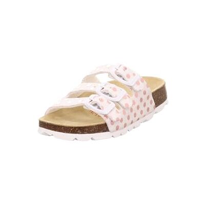 Superfit Mädchen FUSSBETTPANTOFFEL Hausschuhe, WEIß/ROSA 1080 Superfit Mädchen FUSSBETTPANTOFFEL Hausschuhe, WEIß/ROSA 1080