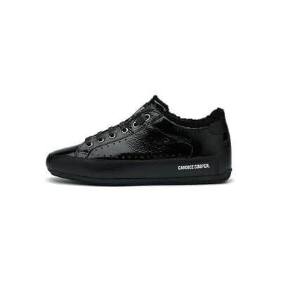 Candice Cooper Sneakers aus Leder und Lackleder, schwarz 35 Candice Cooper Sneakers aus Leder und Lackleder, schwarz 35