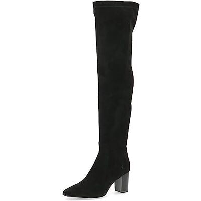 CAPRICE Damen Overknee Stiefel Memotion mit Absatz Spitz Weite G, Schwarz (Black Stretch), 40 EU CAPRICE Damen Overknee Stiefel Memotion mit Absatz Spitz Weite G, Schwarz (Black Stretch), 40 EU