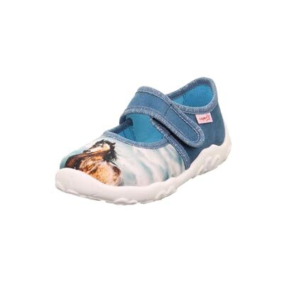 Superfit Mädchen Bonny Hausschuhe, Blau 8040, 23 EU Weit Superfit Mädchen Bonny Hausschuhe, Blau 8040, 23 EU Weit