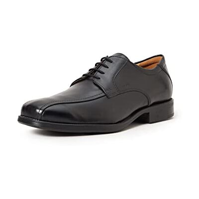 Geox Jungen U Federico W Derby, Schwarz, 39 EU Geox Jungen U Federico W Derby, Schwarz, 39 EU
