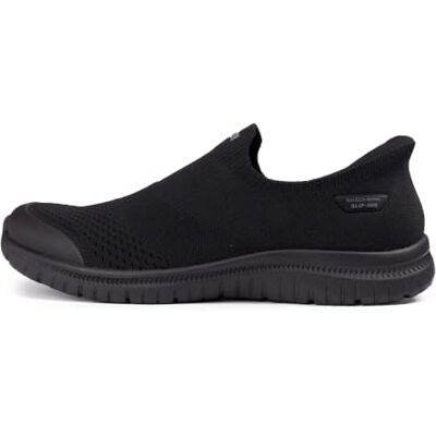 Skechers Damen Virtue Serendipity Slip-InTurnschuhe, Black Knit, 37.5 EU Skechers Damen Virtue Serendipity Slip-InTurnschuhe, Black Knit, 37.5 EU