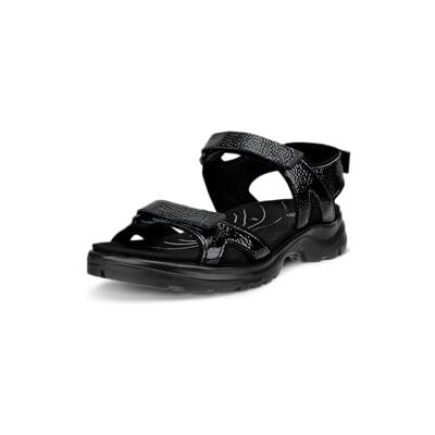 Ecco Yucatan 2.0 Sport-Sandalen für Damen, Schwarz Lack, 34/34.5 EU Ecco Yucatan 2.0 Sport-Sandalen für Damen, Schwarz Lack, 34/34.5 EU