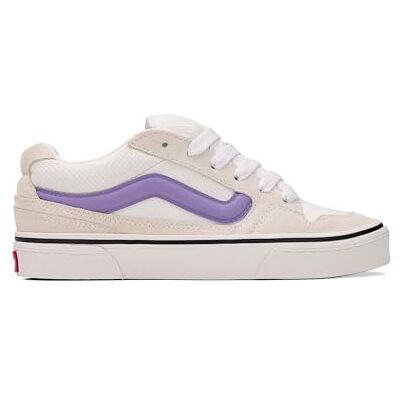 Vans Damen Caldrone Sneaker, Blanc De Blanc and Purple, 35 EU Vans Damen Caldrone Sneaker, Blanc De Blanc and Purple, 35 EU