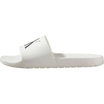 Calvin Herren 3 Slide Molded Eva Hm0hm02335Slides, Weiß, helles Weiß, Schwarz, 39 2/3 EU Calvin Herren 3 Slide Molded Eva Hm0hm02335Slides, Weiß, helles Weiß, Schwarz, 39 2/3 EU