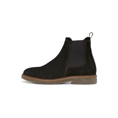 Marc O' Polo Marc OߴPolo Herren Chelsea Boots aus Veloursleder zum Schlupfen, Braun (Coffee), 45 Marc O' Polo Marc OߴPolo Herren Chelsea Boots aus Veloursleder zum Schlupfen, Braun (Coffee), 45