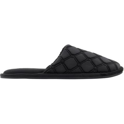 Giorgio Armani Damen Chenille Monogram Slippers, Schwarz, 35 Giorgio Armani Damen Chenille Monogram Slippers, Schwarz, 35