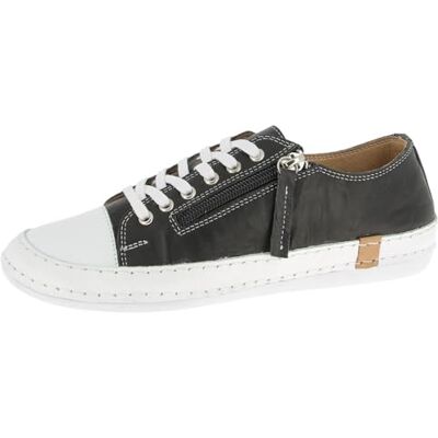 Andrea Conti Damen Low Top Sneaker, Schwarz, 40 EU Andrea Conti Damen Low Top Sneaker, Schwarz, 40 EU