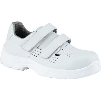 Honeywell King's 6551713 Sicherheitssandalen S1 mit Klettverschluss, Unisex, Weiß, PU-Sohle, Leicht, Geeignet für Lebensmittel und Gesundheitswesen, Größe 49, 6551713-140/49 (1 Paar) Honeywell King's 6551713 Sicherheitssandalen S1 mit Klettverschluss, Unisex, Weiß, PU-Sohle, Leicht, Geeignet für Lebensmittel und Gesundheitswesen, Größe 49, 6551713-140/49 (1 Paar)