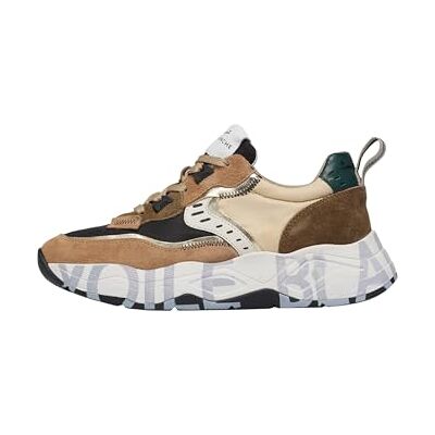 VOILE BLANCHE Sneakers aus Veloursleder und Synthetik, Hellbraun- 36 VOILE BLANCHE Sneakers aus Veloursleder und Synthetik, Hellbraun- 36