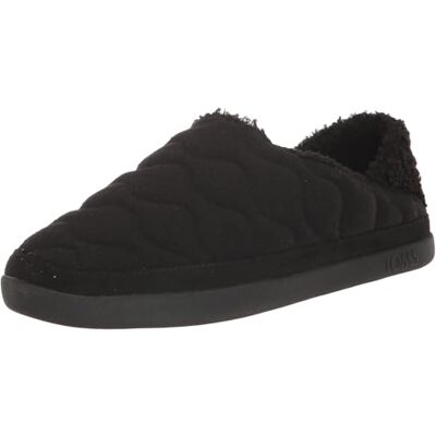TOMS Ezra Hausschuhe für Damen, Schwarzer gesteppter Filz, 42.5 EU TOMS Ezra Hausschuhe für Damen, Schwarzer gesteppter Filz, 42.5 EU