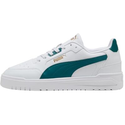 Puma Shuffle Downtown Sneaker für Damen und Herren, White Emerald Ice, 46 EU Puma Shuffle Downtown Sneaker für Damen und Herren, White Emerald Ice, 46 EU
