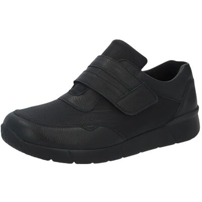 Berkemann Richard bequemer Herren Sneaker Klettverschluß aus Leder sowie Stretch-Einsätzen und mit herausnehmbarem Fußbett, Halbschuh geeignet für Einlagen und Hallux Valgus Berkemann Richard bequemer Herren Sneaker Klettverschluß aus Leder sowie Stretch-Einsätzen und mit herausnehmbarem Fußbett, Halbschuh geeignet für Einlagen und Hallux Valgus