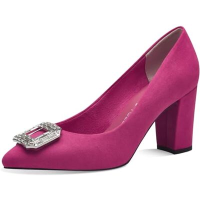 MARCO TOZZI Damen Pumps Spitz Vegan, Rosa (Pink), 40 EU MARCO TOZZI Damen Pumps Spitz Vegan, Rosa (Pink), 40 EU