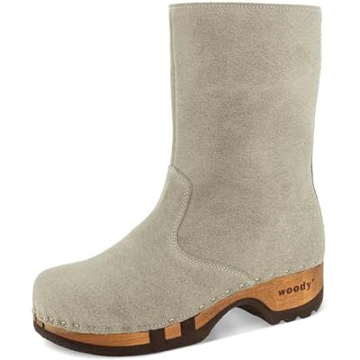 woody Damen Rose Clog Stiefel, Sabbia, 37 EU woody Damen Rose Clog Stiefel, Sabbia, 37 EU
