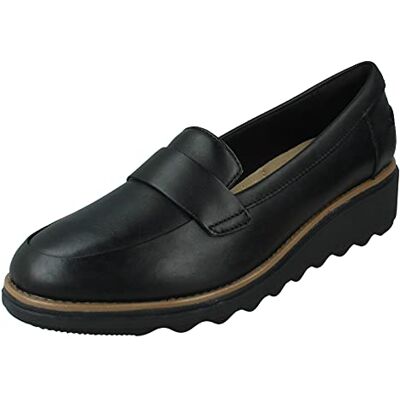 Clarks Ambyr Joy Womens Black Leather, 5.5 Clarks Ambyr Joy Womens Black Leather, 5.5