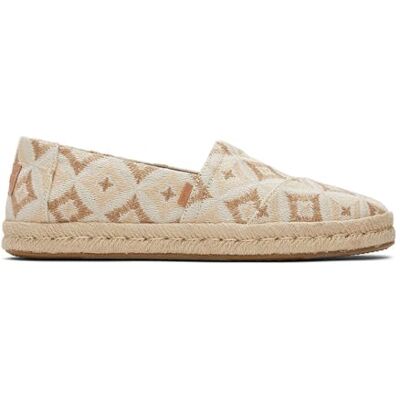 TOMS Women's Alpargata Rope 2.0 Espadrille, Natural Recycled Cotton Slubby, 35.5 EU TOMS Women's Alpargata Rope 2.0 Espadrille, Natural Recycled Cotton Slubby, 35.5 EU