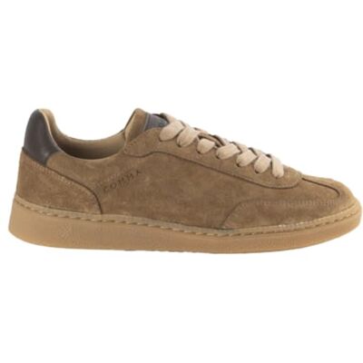 Comma Damen Sneaker – Velourleder mit Natursohle Comma Damen Sneaker – Velourleder mit Natursohle