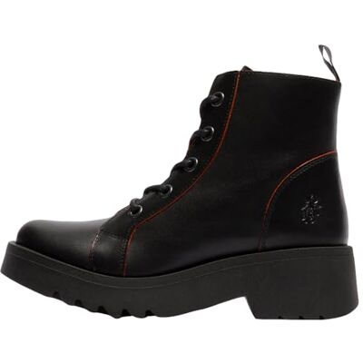 FLY London METZ788FLY Modern Damen Schuhe, BLACK/RED, 40 FLY London METZ788FLY Modern Damen Schuhe, BLACK/RED, 40
