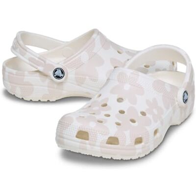 Crocs ,Unisex Erwachsene,Classic Pop Petals Clog,Kreide/Multi,41-42 Crocs ,Unisex Erwachsene,Classic Pop Petals Clog,Kreide/Multi,41-42