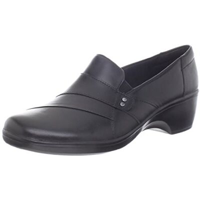 Clarks Damen May Marigold Slip-On Loafer, Schwarz, 37.5 EU Clarks Damen May Marigold Slip-On Loafer, Schwarz, 37.5 EU