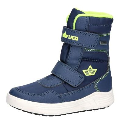 Lico Namsos V Jungen Schneestiefel, marine/lemon, 32 EU Lico Namsos V Jungen Schneestiefel, marine/lemon, 32 EU