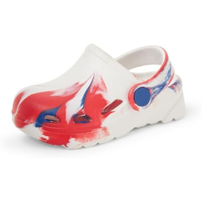 Amazon Unisex Kinder Leichte Garten-Clogs, Marineblau Multi Rot Weiß, 37 EU Amazon Unisex Kinder Leichte Garten-Clogs, Marineblau Multi Rot Weiß, 37 EU