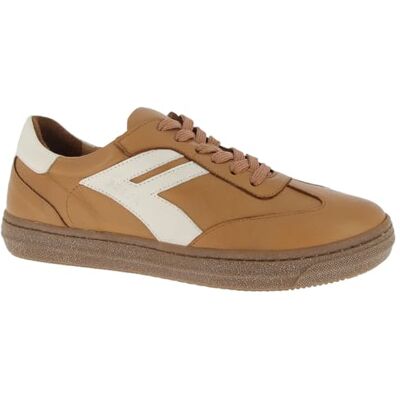 Andrea Conti Damen Low Top Sneaker, Braun Creme Dark Gum, 36 EU Andrea Conti Damen Low Top Sneaker, Braun Creme Dark Gum, 36 EU